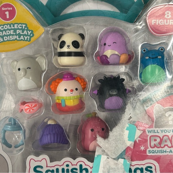 NWT Squishmallows Squish A Longs Mini Figures Series 1 - 8 pack - Picture 3 of 4
